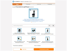 Tablet Screenshot of dutch.pneumatic-equipments.com
